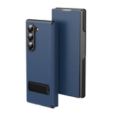 Full‑Cover Leather Flip Case with Stand for Samsung Z Fold