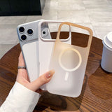 Magnetic Shockproof Two-Tone Gradient Case for iphone
