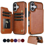 Wallet Magnetic Leather Case for iphone