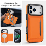 Magnetic Card Holder Stand Leather Case for iphone