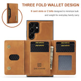 Magnetic Wallet Leather Case for Samsung