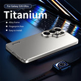 Full‑Cover Magnetic Alloy Frame Shockproof Case for Samsung
