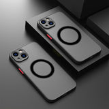 Magnetic Matte Shockproof Case for iphone
