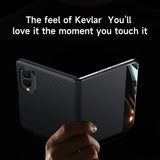 Business Kevlar‑Texture Magnetic Flip Leather Case for Samsung Z Fold