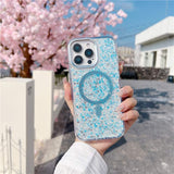 Glitter Magnetic Full‑Cover Shockproof Case for iphone
