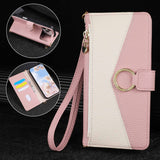 Detachable Crossbody Zipper Wallet Leather Case for iphone