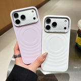 Soft Touch Wave Rhinestone Shockproof Case for iphone