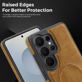 Magnetic Anti-Drop Leather Case with Stand for Samsung