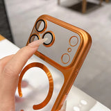 Luxury Matte Translucent Magnetic Case for iphone
