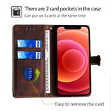 Magnetic Shockproof Leather Flip Kickstand Case for iphone