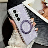 Shell‑Grain Magnetic Rotatable Kickstand Case for Samsung Z Fold