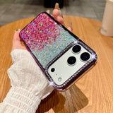 Glitter Gradient Resin Diamond Case for iphone