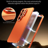 Full‑Cover Magnetic Alloy Frame Shockproof Case for Samsung