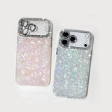 Glitter Shell Pattern Love Case for iphone