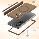 Magnetic Shockproof All‑in‑One Shell‑Film Case with Pen Slot for Samsung Z Fold