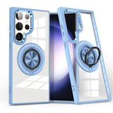 Magnetic Transparent Rotating Stand Case for Samsung