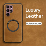 Magnetic Leather Case for Samsung Galaxy