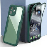 Clear Full‑Coverage Shockproof All‑in‑One Shell‑Film Case for iphone