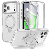 Magnetic Shockproof Matte All‑in‑One Case With stand for iphone