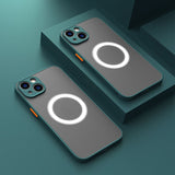 Magnetic Matte Shockproof Case for iphone