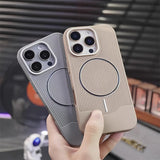 Magnetic Anti-Drop Strip Textured Case for iphone