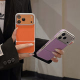 Simple Leather Shockproof Case for iphone