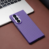 Magnetic Carbon‑Fiber Shell‑Film Integrated Case for Samsung Z Fold