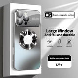 Magnetic Titanium Metallic Matte Case for iphone