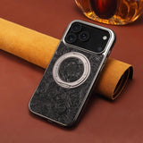 Vintage Leather Magnetic Kickstand Case for iphone