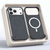 Ultra Thin Matte PC Frameless Magnetic Case for iphone