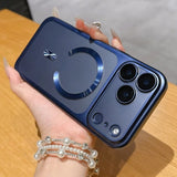 Luxury Matte Translucent Magnetic Case for iphone