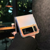 Matte Laser Gradient Magnetic Case for Samsung Z Flip