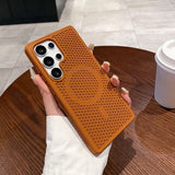 Honeycomb Heat Dissipation Magnetic Case for Samsung