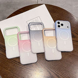 Magnetic Shockproof Two-Tone Gradient Case for iphone