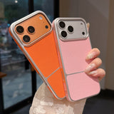 Simple Leather Shockproof Case for iphone