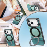 Magnetic Full Wrap Shockproof Rotatable Kickstand Case for iphone