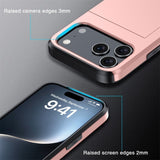 Shockproof Slide Card Holder Case for iphone