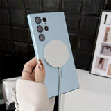 Luxury Matte Magnetic Case for Samsung