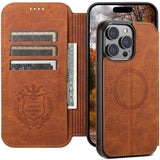 Magnetic Wallet Leather Case for iphone