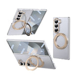 Magnetic One‑Piece Case With Screen Protector &  Rotating Stand for Samsung Z Fold