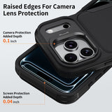 Metal Lens Kickstand Shockproof Case for iphone