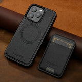 Detachable Magnetic 2-in-1 Leather Card Holder Case for iphone