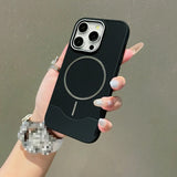 Magnetic Anti-Drop Strip Textured Case for iphone