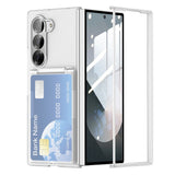 All‑in‑One Shell‑Film Integrated Case for Samsung Z Fold, Full Coverage With Card Holder & Kickstand