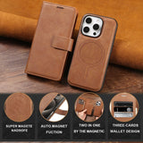 Shockproof Magnetic Removable Card Holder Case for iphone