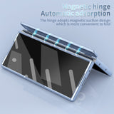 Magnetic Dual‑Hinge Pen Slot Full‑Cover Case for Samsung Z Fold
