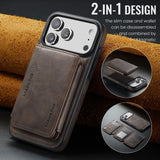 Magnetic Wallet Leather Case for iphone