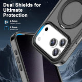 Magnetic Shockproof Matte All‑in‑One Case With stand for iphone