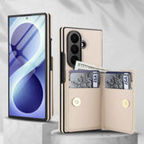 Shockproof Leather Case With Stand & Card Holder for Samsung Z Fold