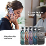 Kevlar‑Textured Magnetic Shockproof Stand Case for iphone